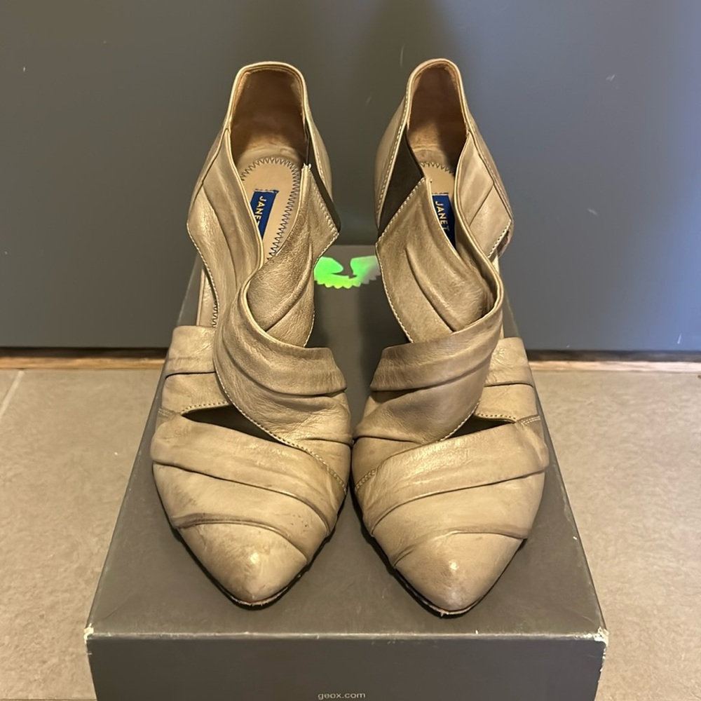 Real leather Janet & Janet Italian heels